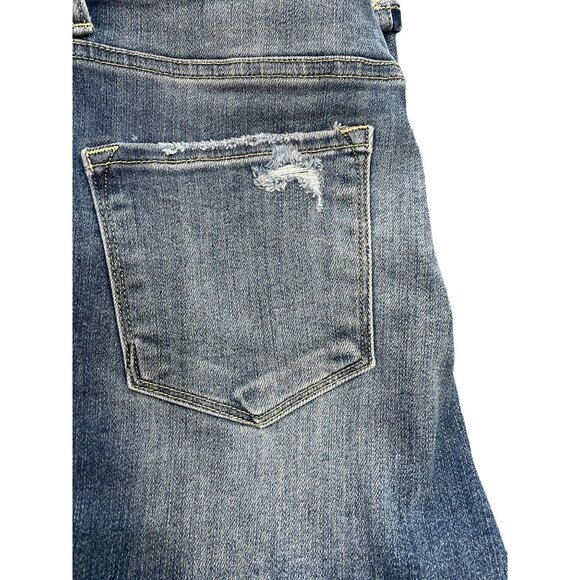 Risen High Waist Destroyed Capri Jeans‎ - Picture 3 of 6